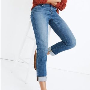 Madewell high rise slim boy jean size 26